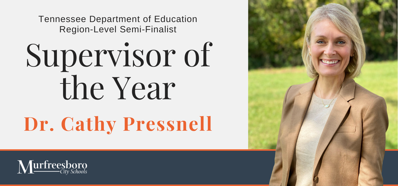 Supervisor of the Year Semi-Finalist Cathy Pressnell
