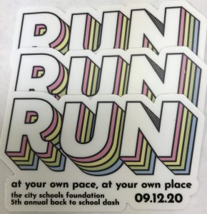 Run sticker