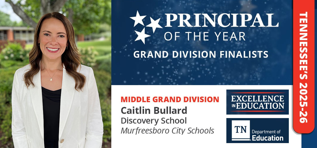 Caitlin Bullard Middle Grand Division Principal of the Year